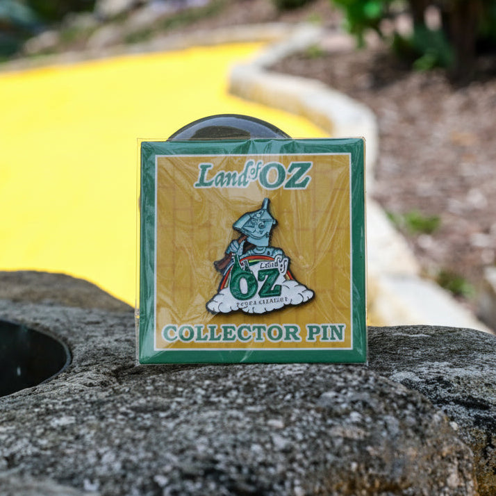 Tin Wood Man Lapel Pin