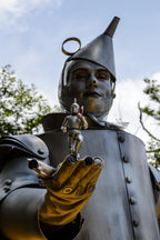 Tin Wood Man Figurine
