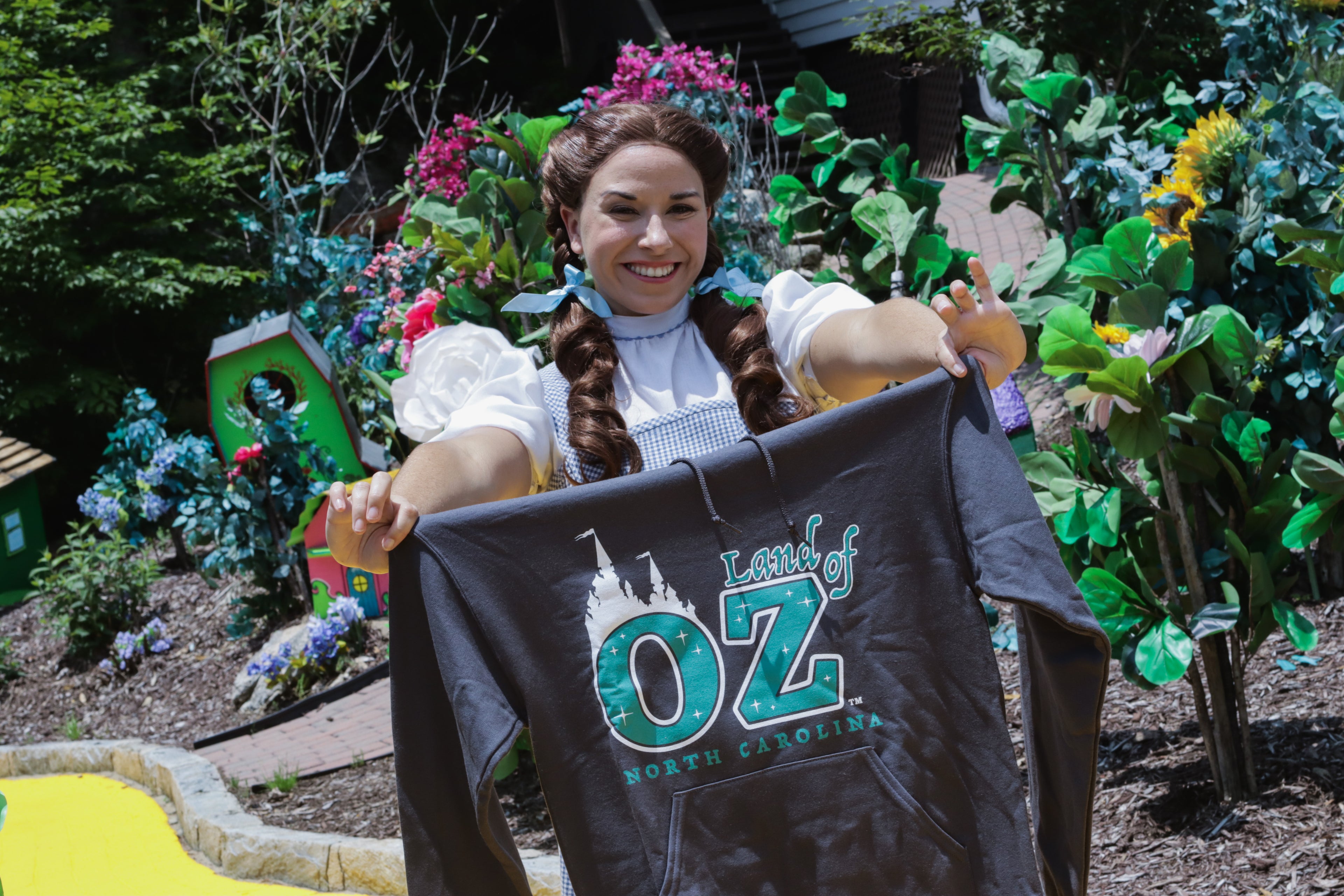 Land of Oz Charcoal Hoodie